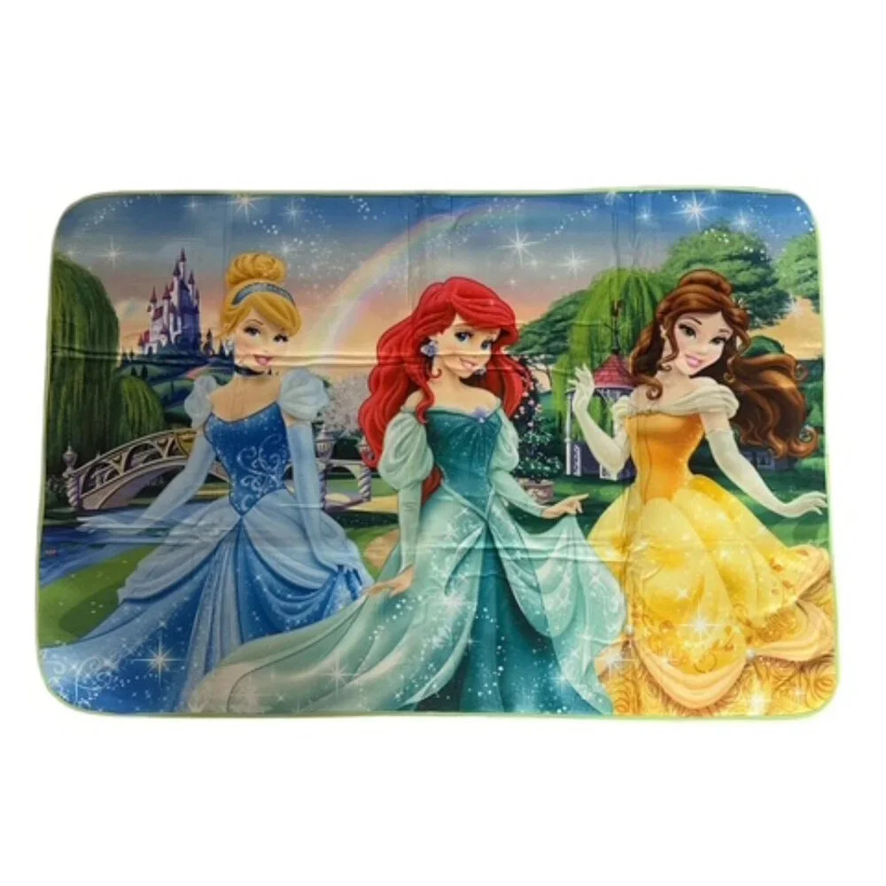 Disney‎ Princess Rug, 30x45 Non Slip Backing Cinderella, Ariel Belle Bed/Bath